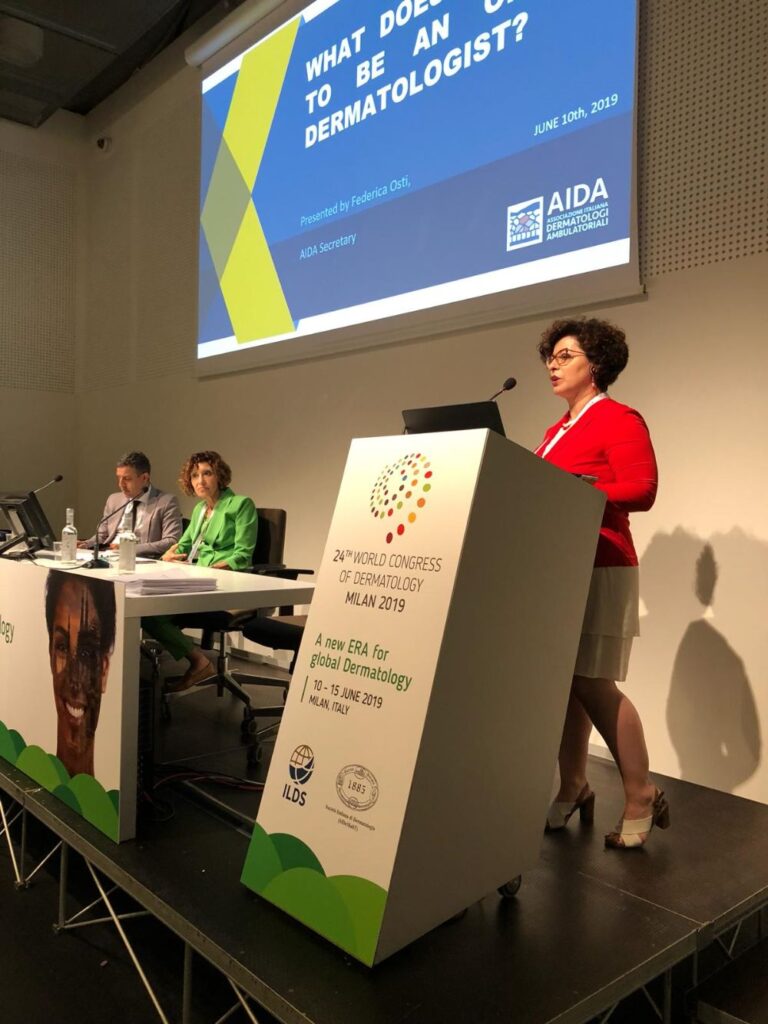 Congresso mondiale dermatologia 2019 - Federica Osti