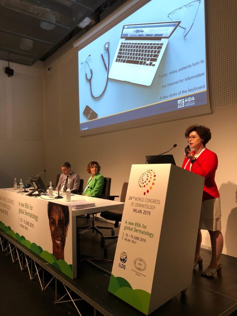 Congresso mondiale dermatologia 2019 - Federica Osti