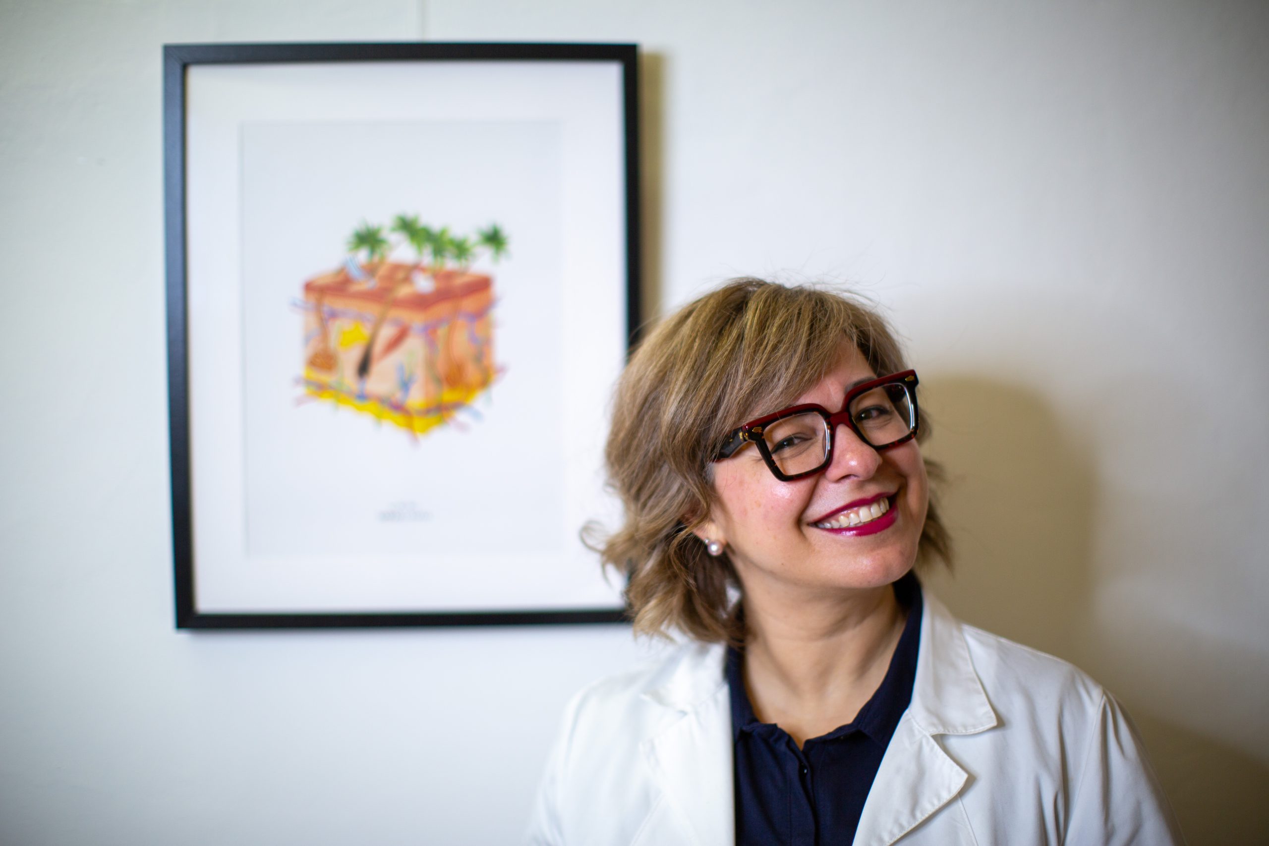 Una medica una moltitudine di pazienti